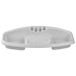 Мильниця Потрійна Солнер білий мармур 