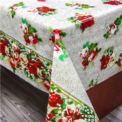 Клеенка 1,37*25м рулон ПВХ на нетканой основе 8691A Gold 