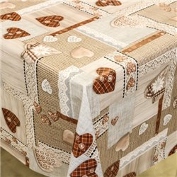 Клеенка 1,40*20м рулон ПВХ 3-х шаровая на нетканой основе 81908C