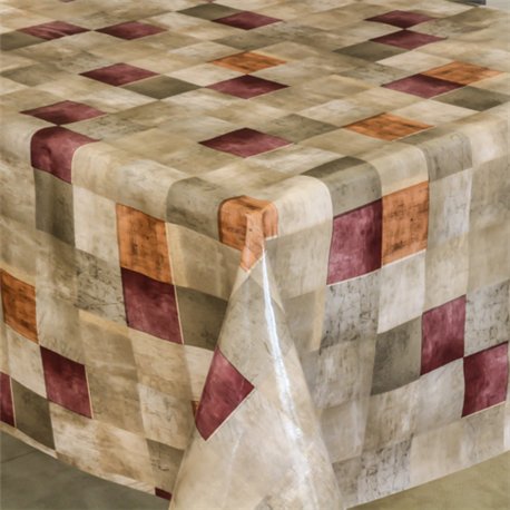 Клеенка 1,40*20м рулон ПВХ 3-х шаровая на нетканой основе 82029A