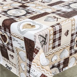 Клейонка 1,40*20м рулон ПВХ 3-х шарова на нетканій основі 8877B