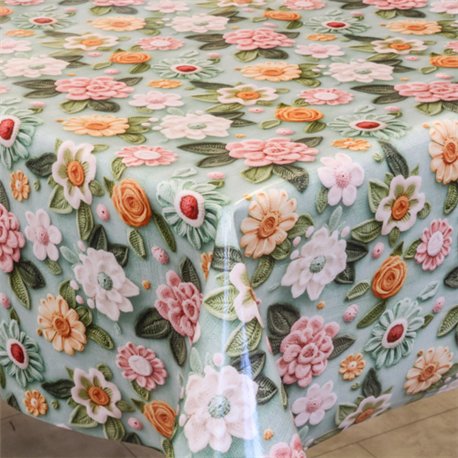 Клеенка 1,20*30м рулон фотопечать на вспененной основе 605A