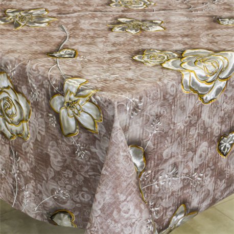 Клеенка 1,40*20м рулон Гобелен на тканевой основе 82144C-S