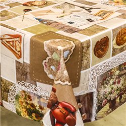 Клейонка 1,40*20м рулон фотодрук 3-х шарова 286A