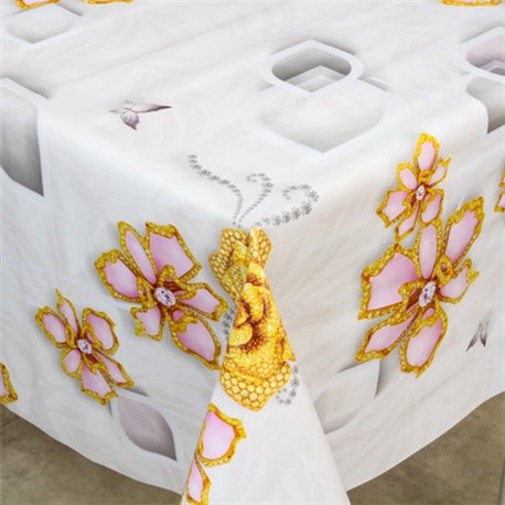 Клейонка 1,40*20м рулон фотодрук 3-х шарова 5613-1