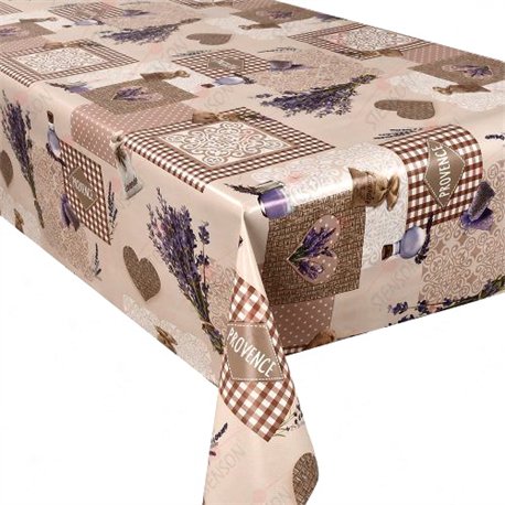 Клеенка 1,40*20м рулон Dekorama 094B букетики лаванды