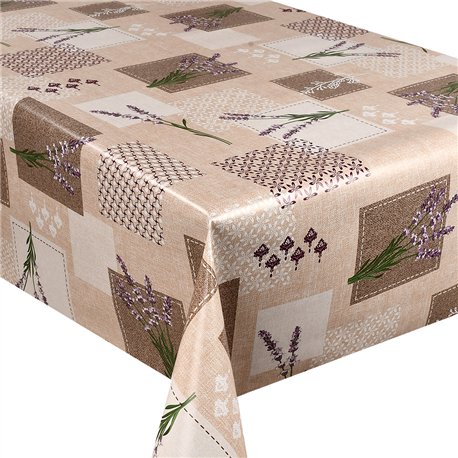 Клеенка 1,40*20м рулон Dekorama 135A бежевый клетка