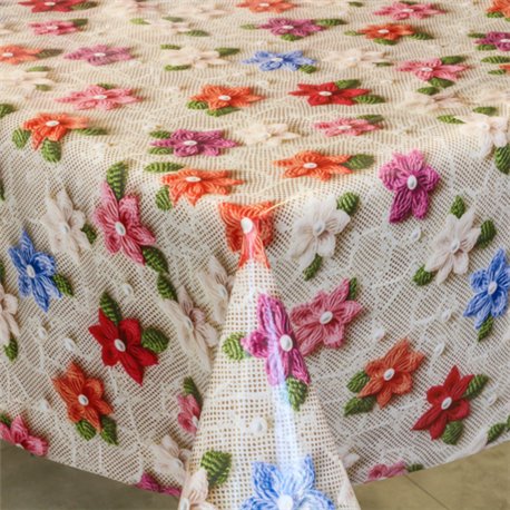 Клейонка 1,20*30м рулон фотодрук на спіненій основі 610A