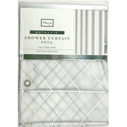 Штора SC12-2 силікон 178х183 срібло