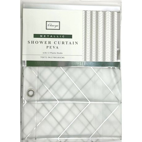 Штора SC12-2 силикон 178х183 серебро