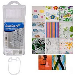 Штора 5893 в пластмасовій упаковці 180х180