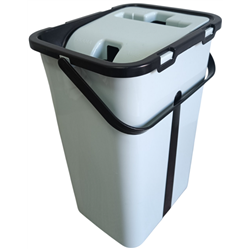 Ведро для уборки + полотер ZP-301 в пакетированном полиэтилене