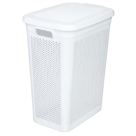 Корзина для білизни TP-838 SOLARO з бічним відкриттям 29х41,5х51см білий