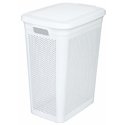 Корзина для білизни TP-838 SOLARO з бічним відкриттям 29х41,5х51см білий