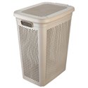 Корзина для білизни TP-838 SOLARO з бічним відкриттям 29х41,5х51см бежевий