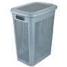 Корзина для белья TP-838 SOLARO с боковым открытием 29х41,5х51см серый