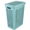 Корзина для білизни TP-838 SOLARO з бічним відкриттям 29х41,5х51см зелений