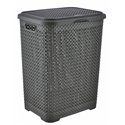 Корзина для белья 2131 01 Pearl 55л антрацит 415x350x550