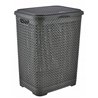 Корзина для білизни 2131 01 Pearl 55л антрацит 415x350x550