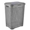 Корзина для белья 2131 01 Pearl 55л серый 415x350x550
