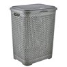 Корзина для белья 2131 01 Pearl 55л серый 415x350x550