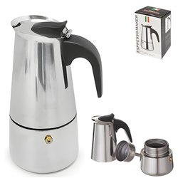 Кофеварка MH-5172-4 гейзер на 4 чашки 200мл