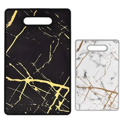 Разделочная доска R10001-M мрамор 37х23см черный