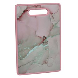 Обробна дошка R93010 мармур 30х20см рожевий