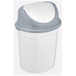 Відро для сміття 4151 03 Shell 13л 29х23,5х42,5см біло-сірий