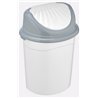 Ведро для мусора 4151 03 Shell 13л 29х23,5х42,5см бело-серый