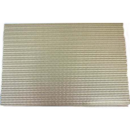 Термосерветка косичка 45х30 набір 12шт G-15 золото