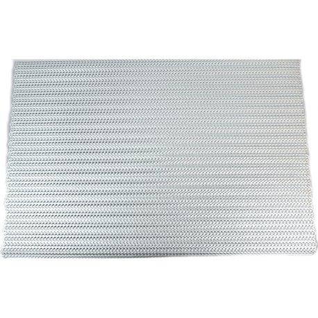Термосалфетка косичка 45х30 набор 12шт G-15 серебро