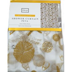 Штора SC12 силікон 178х183 золото Мушлі