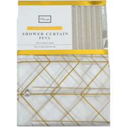 Штора SC12 силікон 178х183 золото Ромби