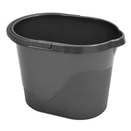 Ведро под швабру 14л М металлик