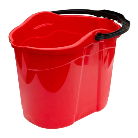 Відро під швабру 14л овал ПГ-1088 червоний