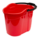 Ведро под швабру 14л овал ПГ-1088 красный