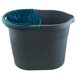 Відро під швабру з насадкою 14л М металік