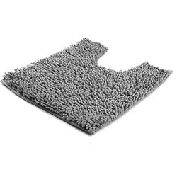 Коврик Лапша туалетник 60х40 серый светлый