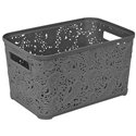Кошик Ажур 7,5л без кришки ПБ-423 антрацит