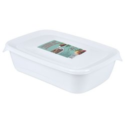 Контейнер для холодца 1,5л прямоугольный ПБ-291 22,5х15х8см белый