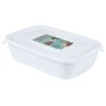 Контейнер для холодцю 1,5л прямокутний ПБ-291 22,5х15х8см білий