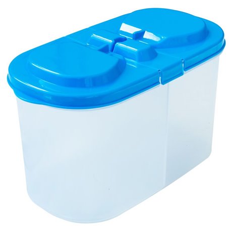 Контейнер для сыпучих двойной 1,2л ЛМ-1074