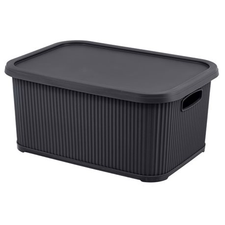 Кошик Nostalgia  6л з кришкою N374 антрацит