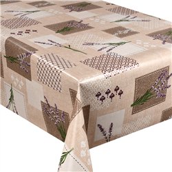 Клейонка 1,40*20м рулон Dekorama 135A бежевий клітина