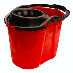 Відро під швабру з насадкою 14л овал ПГ-1089 червоний