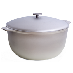 Казан алюмінієвий 40л з кришкою D1040