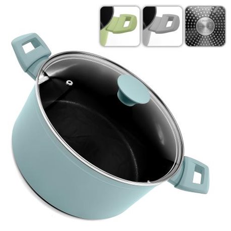 Каструля 10372-26 лита мармур Megastone 26х12см