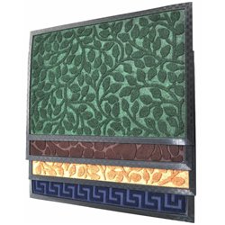 Коврик с ободком 45x75 однотонный