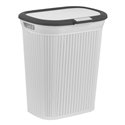 Корзина для белья LA-160 евровязка 45л белый